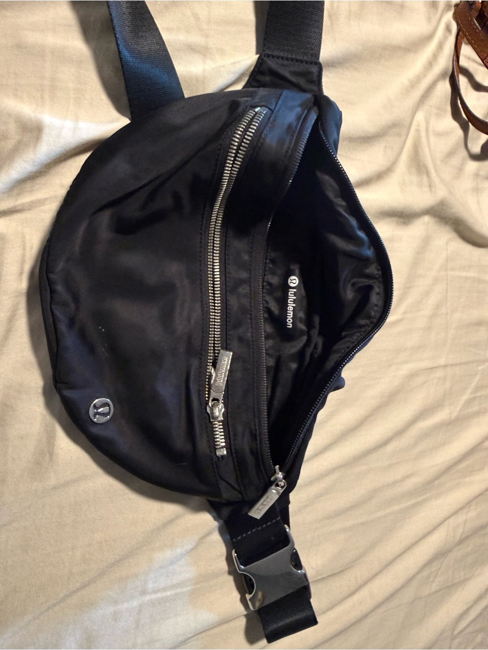 lululemon athletica Black Crossbody Belt Bag